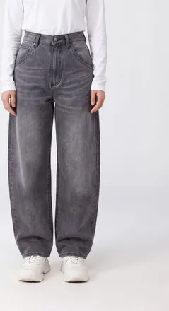Darkpark Khris High-Waisted Baggy Five-Pocket Jeans in Denim