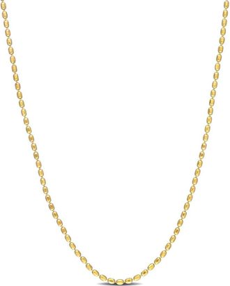 Delmar 1.5mm Oval Ball Chain Necklace in Gold at Nordstrom Rack