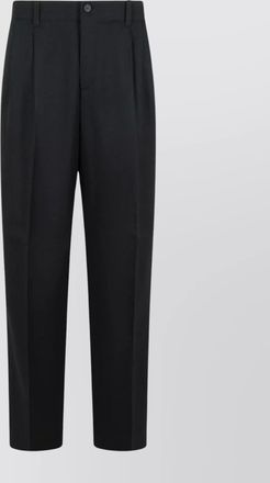 Golden Goose virgin wool pleated straight-leg trousers