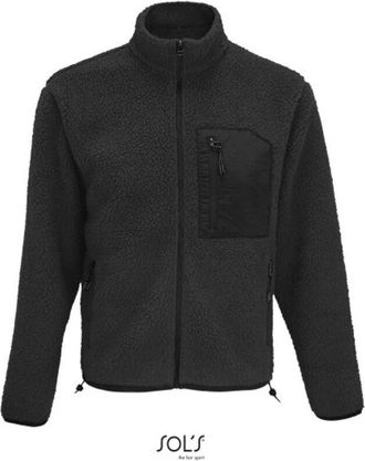 SOLS Cazadora Unisex Sherpa Sols Fury M Gris Carb&oacute;n / Negro