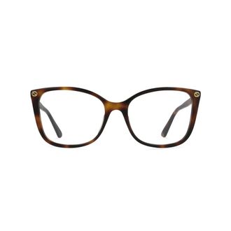 Gucci Optical Frame - female - Gucci - Glasses - Brown - 53 MM - Accessories