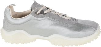 Miu Miu Allacciate Lage Sneakers - Dames - Sneakers - Grijs - 39 EU - Leer - Schoenen