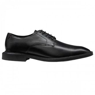 HUGO BOSS Hugo Mens Gryff Leather Derby Shoes (Black) - Size UK 12