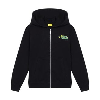 Off-white Zip-up Graphic Hoodie - male - Off White - Kids Sweatshirts - Black - 8 Y - Kids
