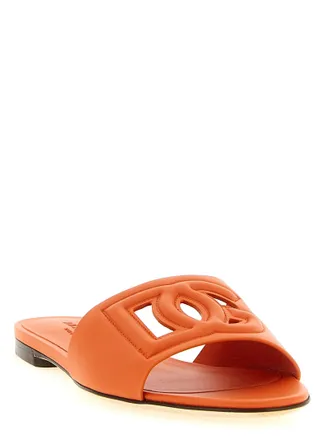 Dolce & Gabbana Bianca Slide - Orange