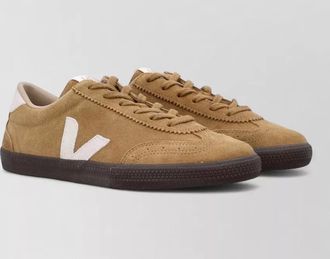 Veja suede leather low-top sneakers