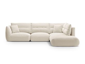 CXL by Christian Lacroix Sof&aacute; esquinero derecho modular 7 plazas de tejido estructural marfil