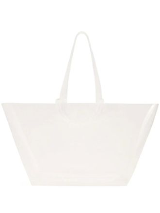 Ami medium Crystal Plastic tote bag - unisex - Polyurethane - One Size - Neutrals