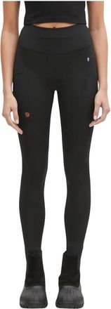Fj&auml;llr&auml;ven Abisko Tights - Dames - Leggings - Zwart - S - Polyester - Broeken