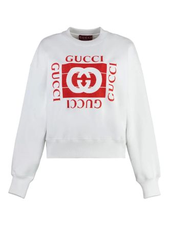 GUCCI グッチ ヒグチユウコ クルーネックスウェットトレーナー S ホワイト Gucci: White Sweaters now up to −68% | Stylight
