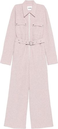 Jil Sander Tuta intera con cintura - Rosa