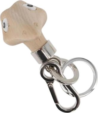 Loewe Pre-owned Stoffen Sleutelhoes - Dames - Vintage Accessoires - Beige - ONE Size - Vintage