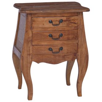 vidaXL Ba&uacute;l De Almacenamiento 48 X 35 X 64 Cm Madera De Caoba S&oacute;lida Vidaxl