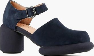 All Black Womens Mod Jane Shoes In Navy