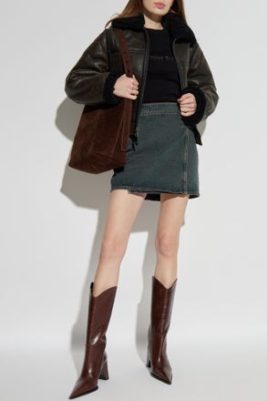 Sams&oslash;e & Sams&oslash;e Sheepskin Coat Safreya, Womens, Brown