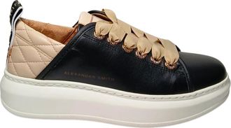 Alexander Smith Stijlvolle Sneaker - Dames - Sneakers - Zwart - 36 EU - Leer - Schoenen