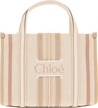 Chlo&eacute; Borsa tote piccola Woody Loop - - Bags - Donna - Beige - ONE SIZE
