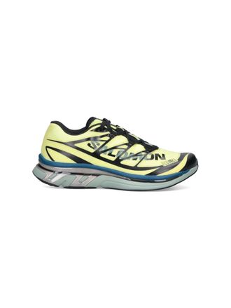 Maison Margiela Yellow Graphic Accent Multi-Layered Sneakers