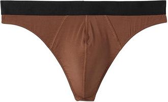 MeUndies Pouch Front Thong Mens Underwear Cedar Wood : LG, Elastane