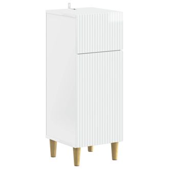 vidaXL Armario De Almacenamiento Para Ba&ntilde;o Arnhem Blanco Brillante Vidaxl