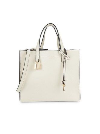 Marc Jacobs WomenS Mini Pebbled Tote - Womens Marshmallow