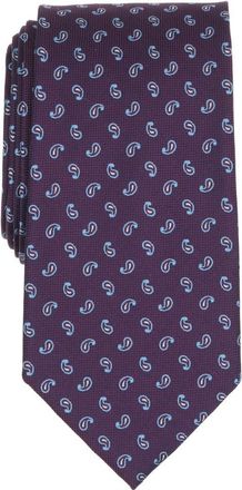 Brooks Brothers Mini Paisley Silk Blend Tie in Purple at Nordstrom Rack