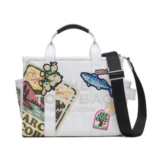 Marc Jacobs The Medium Tote Camp Patchwork - Dames - Shoppers - Veelkleurig - ONE Size - Katoen - Tassen