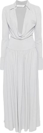 Aya Muse Draped Maxi Dress