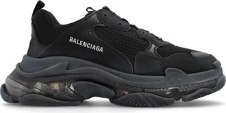 Balenciaga Sneakers, male, Black, Size: 14 US Triple S Clear Sole Sneaker