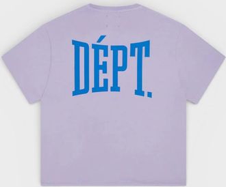 Gallery Dept. Mens Dept Gym Logo Tee Lilac - Purple - Size: 36