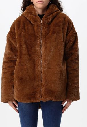 Save The Duck Davina Reversible Short Faux-Fur Jacket with Hood