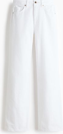 H&M Wide Ultra High Jeans - Elfenbein