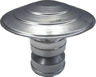 MBM Tubo De Humos De Pared Doble Aislado De Acero Inoxidable Con Terminal Y Sombrero Chino, Dn 80/130