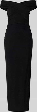 Forever New Abendkleid in Wickel-Optik Modell Sandy in BLACK, Größe 32