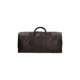 Fendi Ge&euml;tste Duffel Tas - Heren - Weekendtassen - Zwart - ONE Size - Tassen