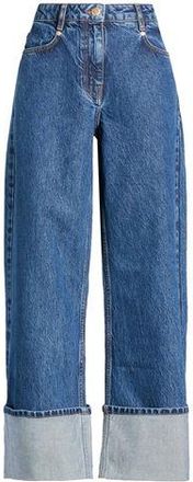 Farm Rio DENIM WIDE PANTS DETAILS TRICOT LOW WAIST