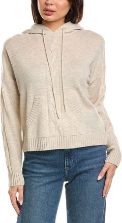 Brodie Lounge Cable Wool & Cashmere-Blend Hoodie
