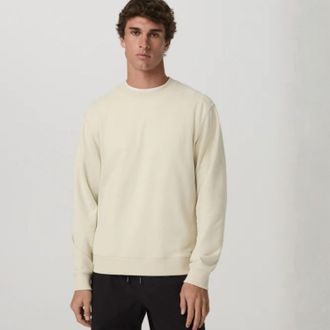 Vuori Clothing Cypress Vintage Crew Pullover In Sandalwood