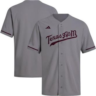adidas Mens adidas Gray Texas A&M Aggies Replica Baseball Jersey at Nordstrom, Size Xx-Large