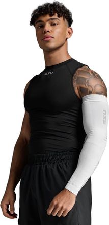2XU Comp Flex Arm Sleeve in White/grey at Nordstrom, Size Xx-Large