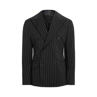 Purple Label by Benvenuto Gestreifte Anzugjacke Kent aus Twill