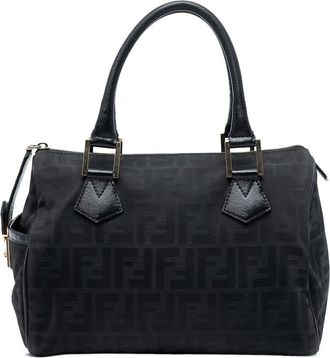 Fendi Pre-owned Fendi Zucca Canvas Boston Bag Ladies 8NL104 ACN 128 2550