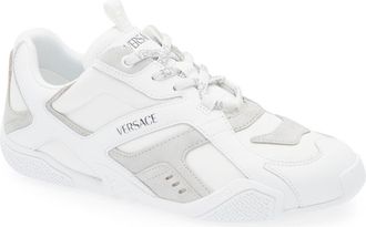 Versace Galaxia Sneaker in White Concrete at Nordstrom, Size 10.5Us