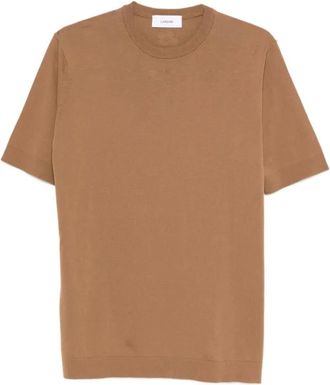 Lardini Maglia - Heren - Ronde hals truien - Bruin - 2XL - Truien & Vesten