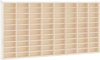 vidaXL Vitrina De Madera Para Coleccionistas Con 80 Compartimentos 80x4,5x40,5 Cm Vidaxl