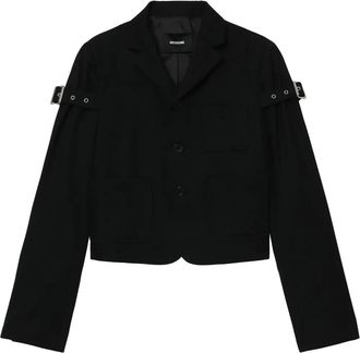 We11done Blazer con cintura - Blu