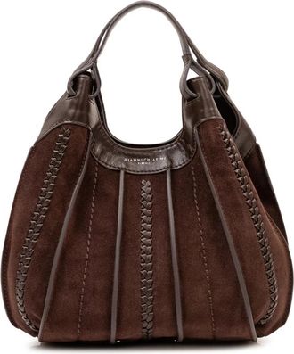 Gianni Chiarini Dua - Dames - Handtassen - Bruin - ONE Size - Leer - Tassen