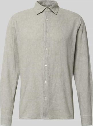 Mc Neal Regular Fit Freizeithemd aus Leinen-Baumwoll-Mix in Lind, Gr&ouml;&szlig;e XXXL