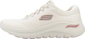 Skechers Arch Fit 2.0 - Dames - Sneakers - Beige - 36 EU - Schoenen