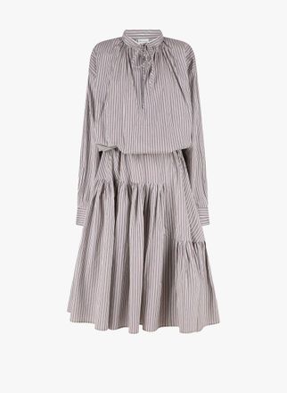 Dries Van Noten Denvo 3132 W.w.dress Brn